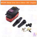 MG996R MG996 MG-996 360 Degree Servo Motor Large Torque DC 4.8V 7.2V Metal Gear Servo Motor 360° Degree Rotation Standard Quality With Cables Wire For Arduino DIY. 