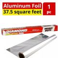 Diamond Aluminium Foil Paper Durable Essential For Kitchen Use 37.5 Sqf For Versatile Culinary Applications. 