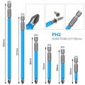 14 Pcs Magnetic Anti Screwdriver Bits Set Impact Driver Bit Set 1/4 Inch Hex Drill Bit Set. 