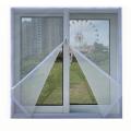 White ，Multi size window mesh with zipper Self-adhesive zipper ,mosquito nets for windows anti mosquito window door curtain mesh. 