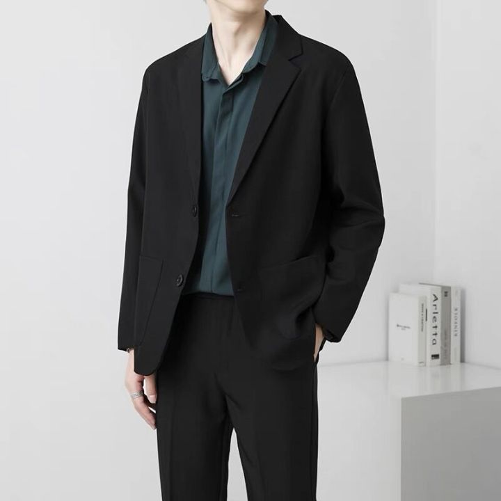 BataBata%20Spring%20Brown%20Black%20Blazer%20Men%20Slim%20Fit%20Fashion%20Social%20Mens%20Dress%20Jacket%20Business%20Formal%20Jacket%20Men%20Office%20Suit%20Jacket%20S-3XL%20-%20Image%205