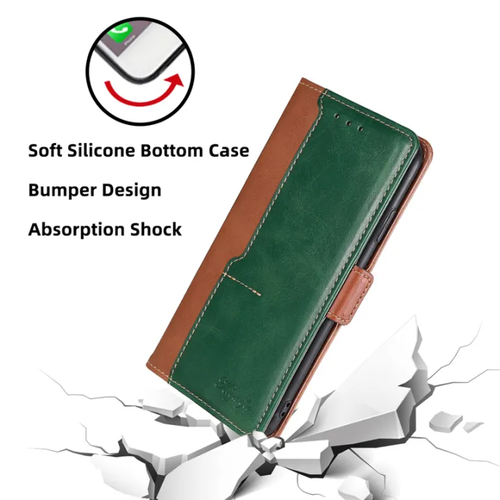 For%20Aquos%20Sense%207%20Plus%20Case%20Flip%20Leather%20Magnetic%20Case%20Wallet%20Protective%20Phone%20Cover%20-%20Image%204