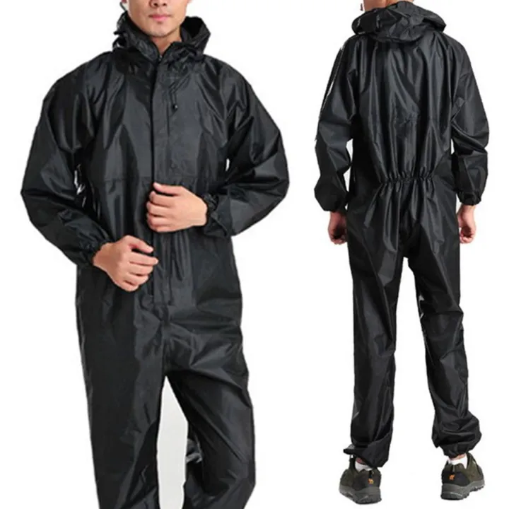 Mens%20Rain%20Coat%20Full%20Body%20Motorcycle%20Waterproof%20Raincoat%20Overalls%20Black%20UK%20STOCK%20-%20Image%202
