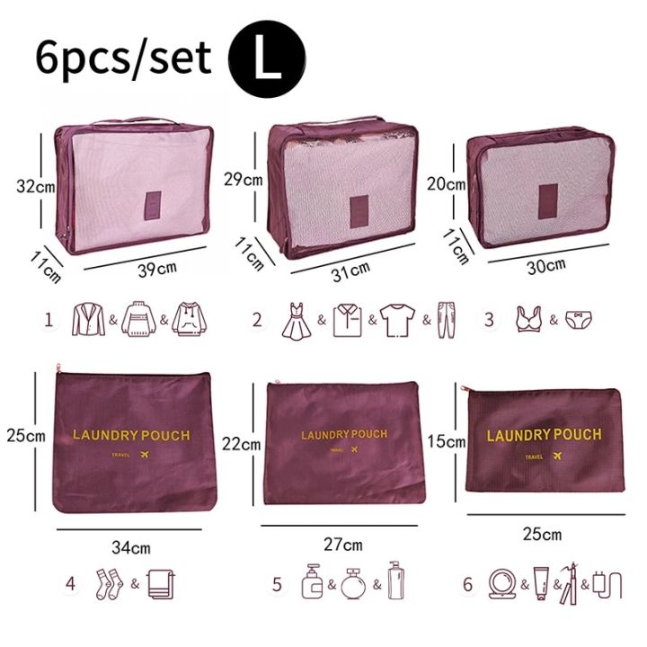 6/7pcs%20Large%20Capacity%20Luggage%20Packing%20Cube%20For%20Suitcase%20Organizer%20Travel%20Shoes%20Clothes%20Cosmetic%20Storage%20Bag%20Toiletries%20Pouch%20-%20Image%207