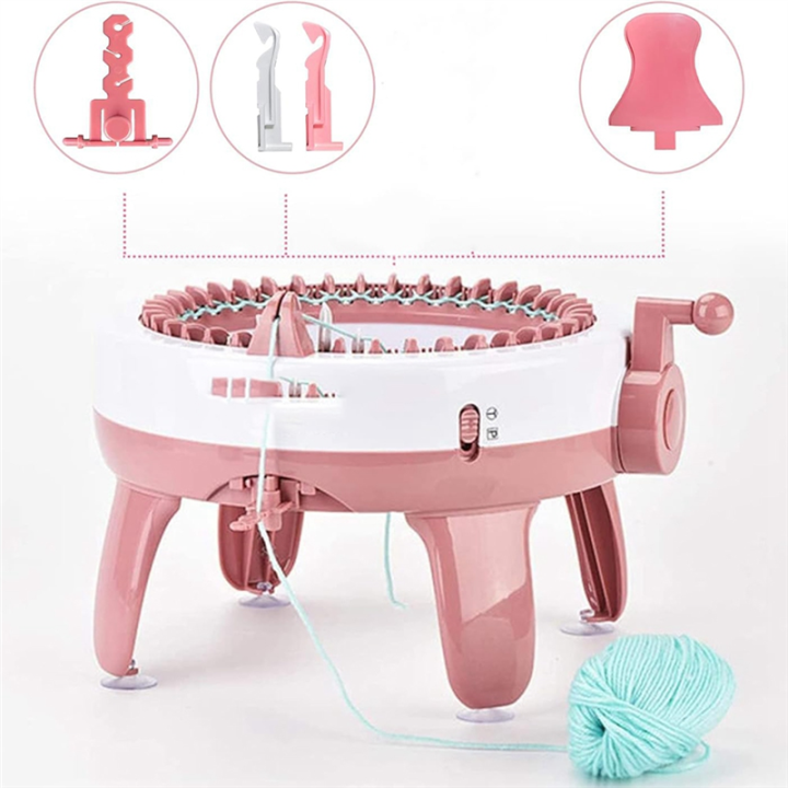 1%20Set%20DIY%20Knitting%20Machine%20Parts%20,%20Rotating%20Knit%20Loom%20Wire%20Rack%20Replacement%20with%20Tensioner,%20Knit%20Hook%20Kit%20-%20Image%202