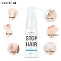 Permanent Stop Hair Growth Inhibitor Pubic Hair Repair Smooth Body Hair Removal Treatment Spray Facial Hair Remover for Women.