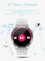 WH8 Smart Watch For Men 1.32 Round Screen Bluetooth Talk Heart Rate Monitor Music Playback Watch.