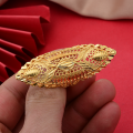 Big Dubai Gold Color Rings For Women Wedding Jewellery Women's Ring For Girls Bridal Wife Gifts African Dubai French. 