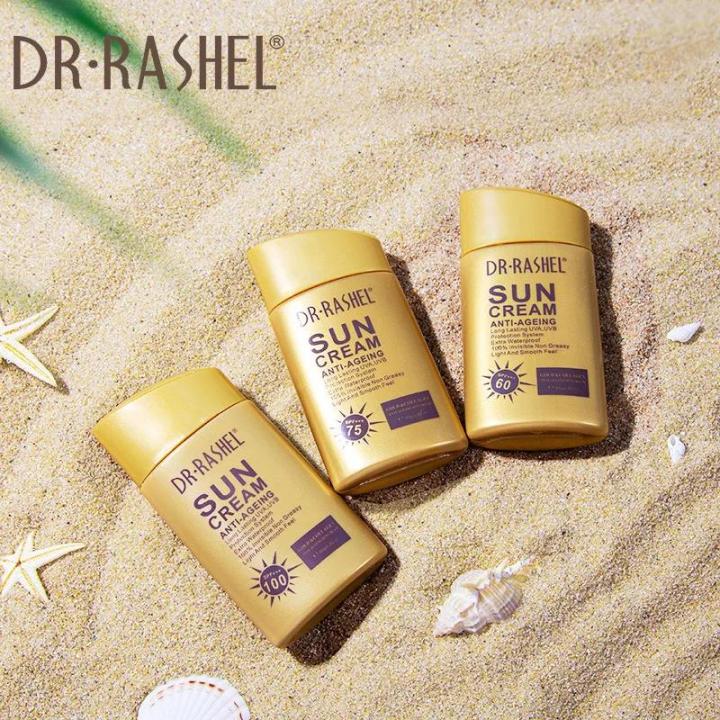 Suncream cosmetics water, face, body, waterproof, sunscreen makeup, 60 PA+ cream, SPF1HEL Dr. Sunscreen. RAS00 75++ Anti-Aging UV Protectant