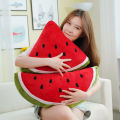 Lifelike Cute Watermelon Plush Toys Doll Stuffed Plant Cushions Kawaii Cartoon Fruits Pillow Soft Toy for Children Birthday Gift. 