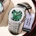 Poedagar 613 Business Quartz Luxury Stainless Steel Watch for Men. 