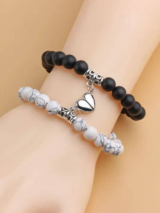 Love%20%20Magnetic%20Heart%20Bracelets%20for%20Couples%20(2%20Piece)%20%7C%20Small%20Rubber%20Band%20Magnet%20Stone%20Bell%20Bracelet%20with%20Knotted%20Head%20Rope%20-%20Image%206