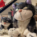25Cm Doll Toys Lucifer Plushies Bad Cat Stuffed Animals Plush Children's Toy Kids Room Decor Girl Gift. 