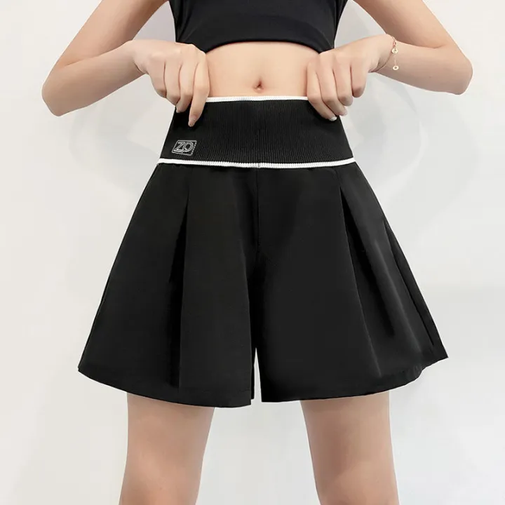Anti-Exposure%20Yoga%20Pants%20Summer%20Thin%20Loose%20High%20Waist%20Outer%20Wear%20Quick-Drying%20Professional%20Training%20Fitness%20Dance%20Sports%20Shorts%20-%20Image%205