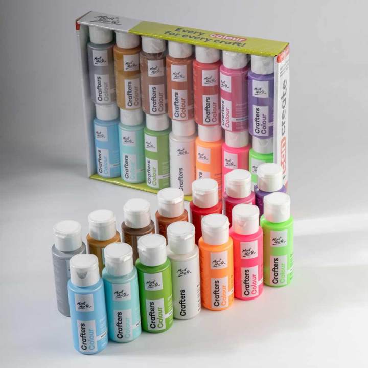 Mont%20Marte%20CRAFTERS%20COLOR%20METALLIC%20&%20FLURO%2014PC*60ML%20-%20Image%203