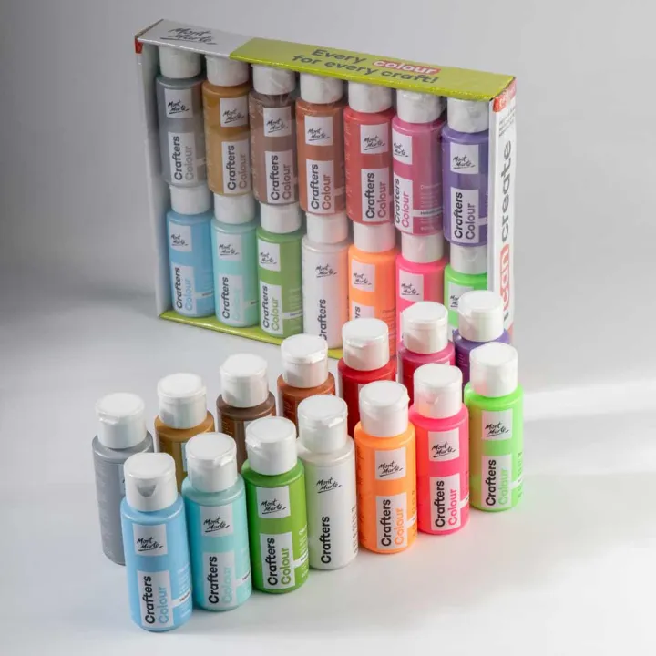 Mont%20Marte%20CRAFTERS%20COLOR%20METALLIC%20&%20FLURO%2014PC*60ML%20-%20Image%203