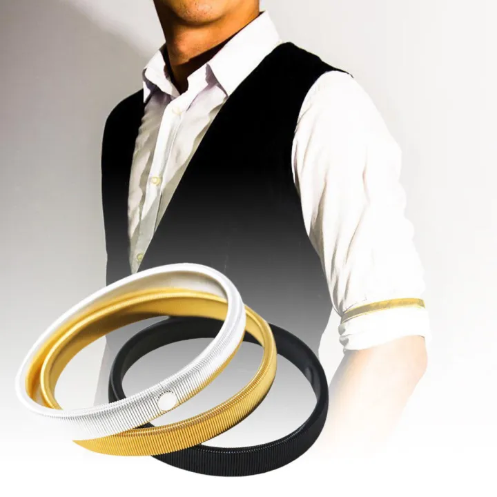 1PC%20Unisex%20Stretchy%20Elastic%20Metal%20Sleeve%20Garters%20Mens%20Elasticated%20Arm%20Band%20Shirt%20Sleeve%20Holder%20-%20Image%202