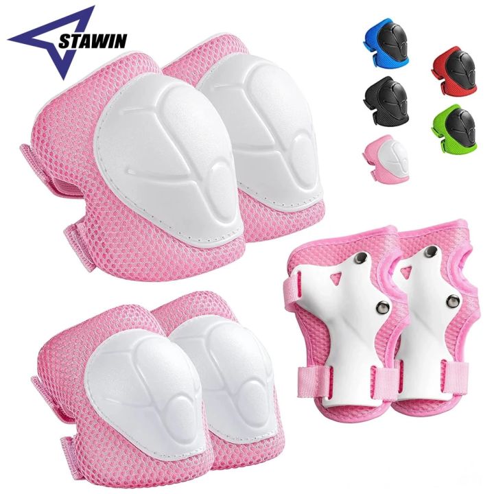 Kids Protective Gear Set Knee Pads for Kids 3-7 Years Toddler Knee and Elbow Pads with Wrist Guards for Skating Cycling Bike New