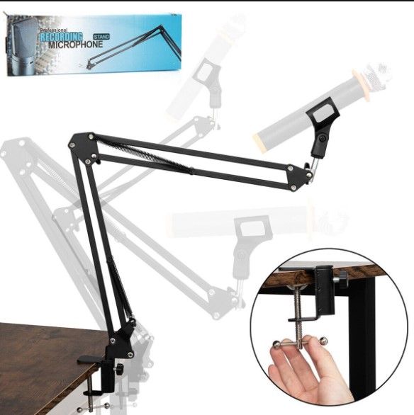 Professional%20Recordng%20Microphone%20Stand%20Suspension%20Scissor%20Arm%20For%20Dynamic%20and%20Condenser%20Mic%20-%20Image%202