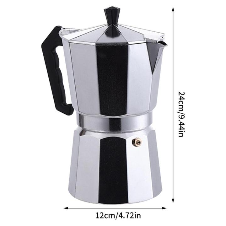 Moka Pot Italian Coffee Machine Espresso Aluminum Geyser Coffee