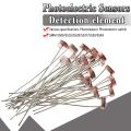 5Pcs- Small LDR 5mm Diameter Photoresistor Photo Cell LDR Sensor Light Dependent Resistor LDR Sensor Switch For Night Light Street Light Automatic Headlight Dimmer Control Photo Light Sensitive Resistor 2 Pin Leads LDR 5mm.