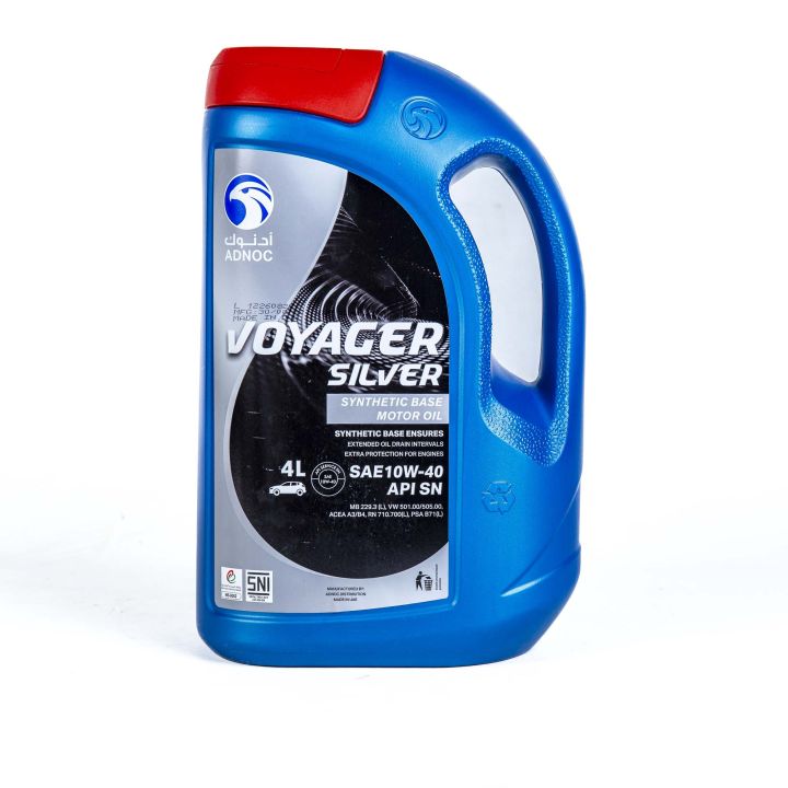 Voyager Silver, SAE 10W-40, API SN, Synthetic Base Passenger Car Motor Oil_4 Liter