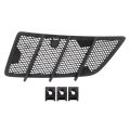 Bonnet Vent Mesh Grille Impact Resistant Hood Air Vent Grille Cover Left ABS Direct Fit for Cars. 