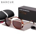 Tortoise Sunglasses IRON MAN 3 Matsuda TONY Steampunk Sun Glasses Mirrored Brown Eyewear Red.