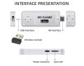 Y6 4K TV Game Stick Video Game Console 60fps HDMI Output Low Latency GD10/M8/P5 Handle Portable Retro Game Console For GBA / PS1.