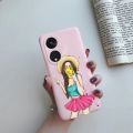 Girl Design Cover for Oppo Reno 8T 5G CPH2505 Phone Case Soft Silicone TPU Back Shell for OPPO Reno 8 T Reno8 T Reno8T 5G Fundas.