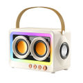 New cross-border bluetooth speaker subwoofer portable outdoor plug-in card wireless transparent high-value audio factory. 