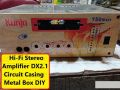 Hi-Fi Stereo Amplifier DX2.1 Circuit Casing Metal Box DIY. 
