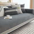 Chenille sofa cushion, four-season universal backrest towel, non-slip simple sofa cover, all-inclusive high-quality cushion. 
