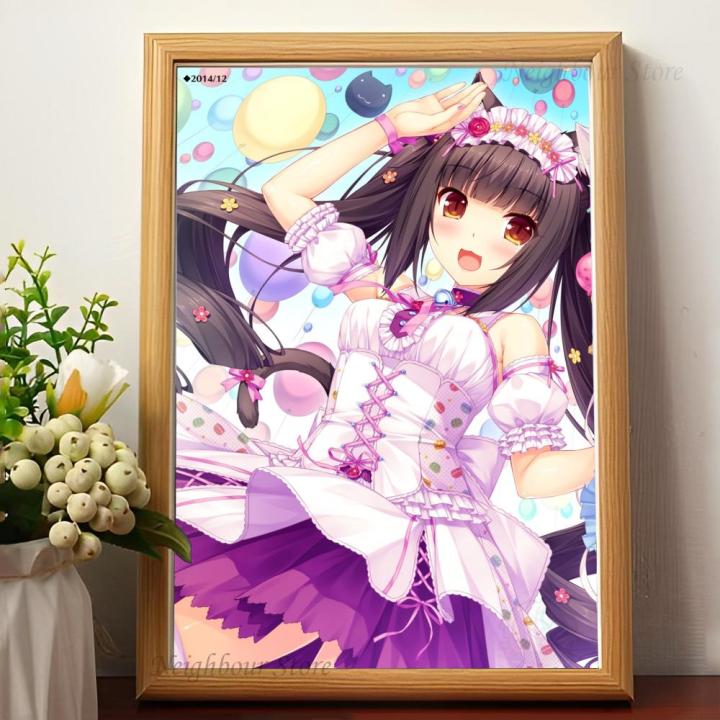 1pc%20Nekopara%20GalGame%20Anime%20Poster%20Stickers%20Home%20Decor%20Aesthetic%20Art%20Mural%20Room%20Decor%20Digital%20Painting%20Living%20Room%20Bar%20-%20Image%207