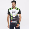Yamaha MotoGP Monster Energy Jersey 2024/25 – VR46 Edition – Short Sleeve Racing T‑Shirt – Black/Green Track Fan Wear.