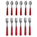 Spoon Set/ Cutlery Set/ HIGH QUALITY Stainless Steel Spoon Set 12-Pieces (Tea Spoon 6-Pieces & Fork Spoon 6-Pieces).