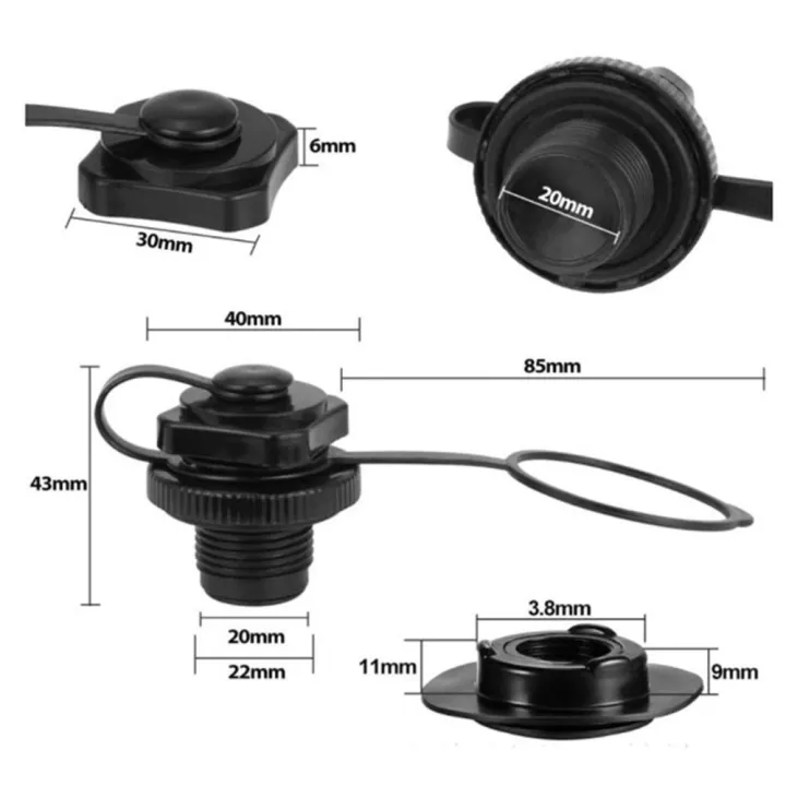 1/2pcs%20Durable%20Plastic%20Accessories%20Inflatable%20Boat%20Air%20Valve%20Nozzle%20Caps%20Mattress%20Valves%20Inflatable%20Pump%20Adapter%20-%20Image%202