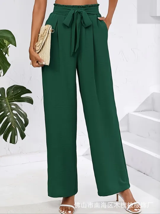 2024%20Amazon%20cross-border%20foreign%20trade%20summer%20new%20women's%20high-waisted%20loose%20fashion%20casual%20comfortable%20wide-leg%20pants%20trousers%20-%20Image%206