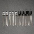 5Pair- IR Transmitter & Receiver LED Sensor 5mm 940nm IR LED Light Infrared Transmitter Receiver TX RX LED Sensor LED Light 5mm.