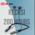 Recrsi wireless Neckband Bluetooth Earphone RE-NY060 চার্জিং ব্যাকআপ 200 ঘন্টা. 