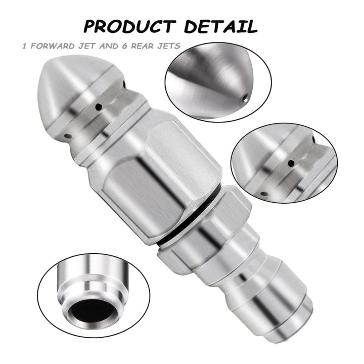 2Pc%205000%20PSI%20Sewer%20Jet%20Nozzle%20with%20Pressure%20Washer%20Coupler%20-%20Image%205