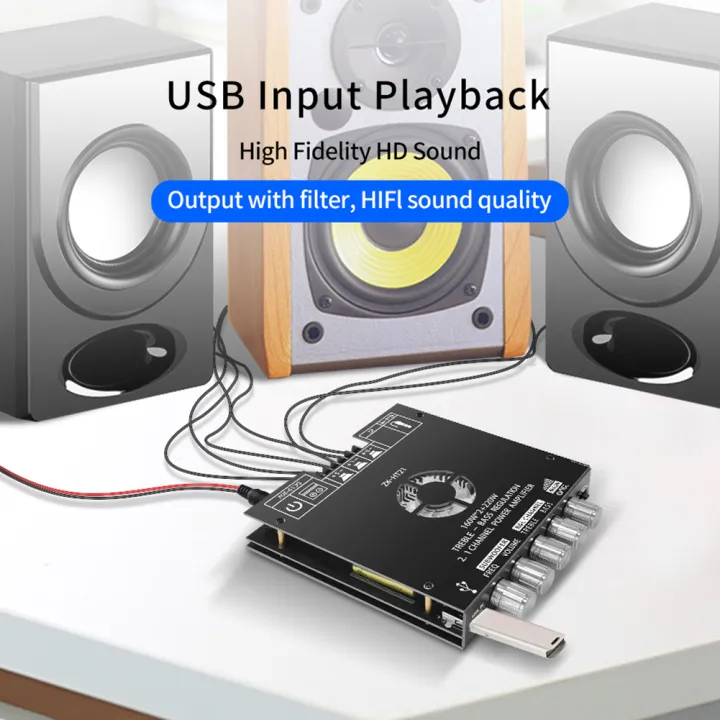 ShopSphere%20Zk-Ht21%20160w*2220w%20Digital%20Power%20Amplifier%20Board%20Dc15-36v%20Tda7498e%20Stereo%20Power%20Amplifier%20Module%20Bass%20Aux/usb%20Amplifier%20Bt5.0%20-%20Image%202