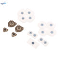 2 Set Rubber Conductive Pad Button Key Replacement Part for PS4 Controller. 