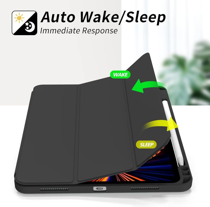 Robustrion%20Cover%20for%20Xiaomi%20Mi%20Pad%206%20Cover,%20Trifold%20Flip%20Case%20Cover%20with%20Pencil%20Holder%20for%20Xiaomi%20Mi%20Pad%206%2011%20inch,%20Support%20Auto%20Sleep%20Wake%20-%20Black/Blue%20-%20Image%204