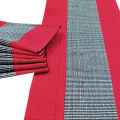 7 pcs dinning table runner set multi colour. 