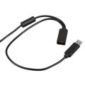 USB Power Supply Cable Adapter for Microsoft Xbox 360 Kinect Sensor Charger with US/ EU Plug a Great Replacement your Lost. 