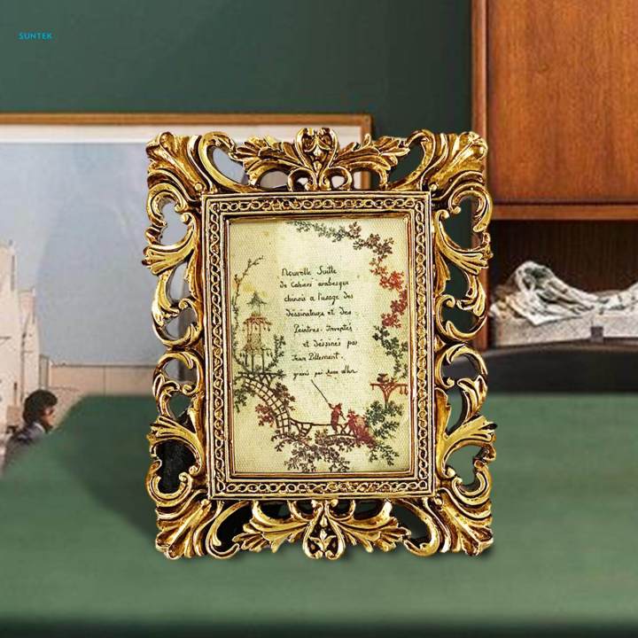 Picture Frames Card Display Holder Wall Decor Office Desk Resin Photo Frames