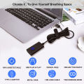 2 in 1 USB Type-C Mouse Jiggler with ON/OFF Switch Undetectable Mouse Mover Drive Free Mouse Wiggler Shaker Keeps Computer Awake. 