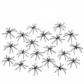 Practical 250g Fake Spider Web + 48Pcs Small Spiders Halloween Party Decor Haunted Props. 