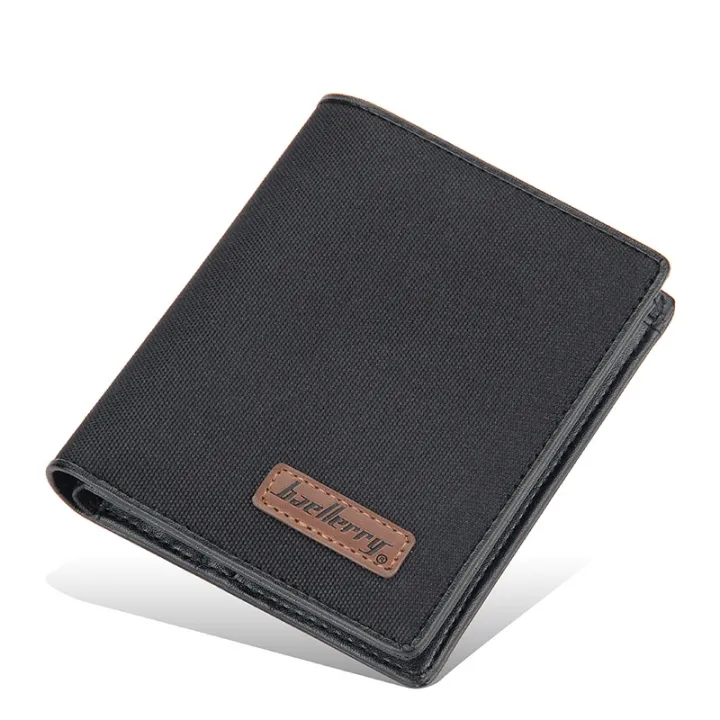 baellerry%20Korean%20version%20multi-card%20zipper%20canvas%20wallet%20fashion%20horizontal%20open%20wallet%20men's%20short%20wallet%20-%20Image%202